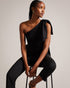 ORLIIE-Trousers-One Shoulder Jumpsuit With Giant Bow Detail- Ted Baker Romania